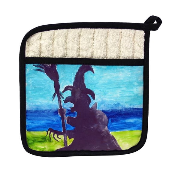 Betsy Drake PT1040 Wicked Witch Pot Holder