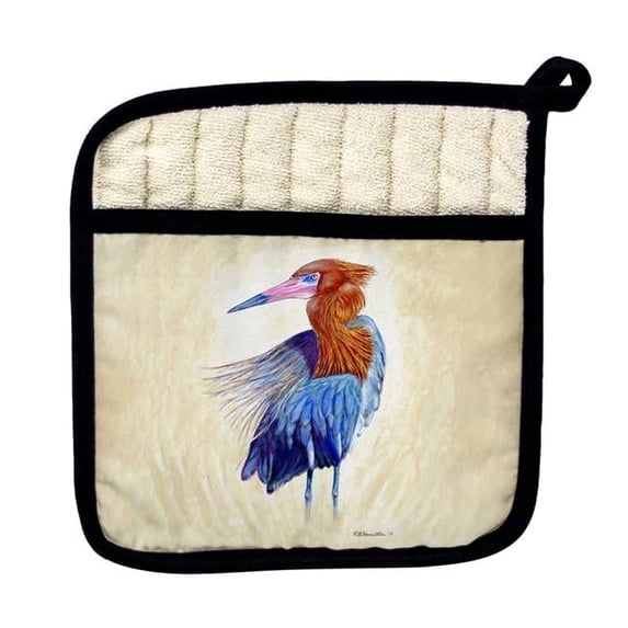 Betsy Drake PT1133 Reddish Egret Portrait Pot Holder