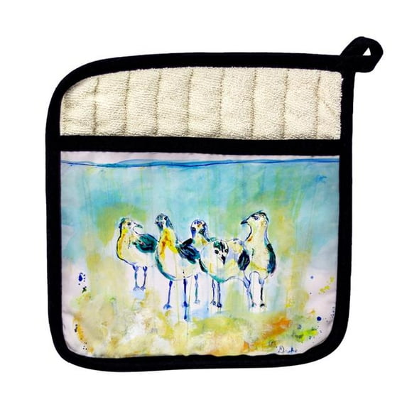 Betsy Drake PT1136 Abstract Gulls II Pot Holder