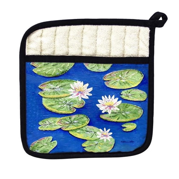 Betsy Drake PT1350 Lily Pads Pot Holder