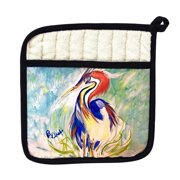 Betsy Drake PT1441 Wacky Louisiana Heron Pot Holder