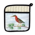 thumbnail image 1 of Betsy Drake PT180 Green Heron Pot Holder, 1 of 2