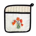 thumbnail image 1 of Betsy Drake PT191 Poppies in Vase Pot Holder, 1 of 1
