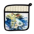 thumbnail image 1 of Betsy Drake PT226 Three Row Boats Pot Holder, 1 of 1