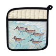 thumbnail image 1 of Betsy Drake PT269 Sandpipers Pot Holder, 1 of 1