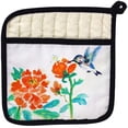 thumbnail image 1 of Betsy Drake PT630 Hummingbird  Red Flower Pot Holder, 1 of 1