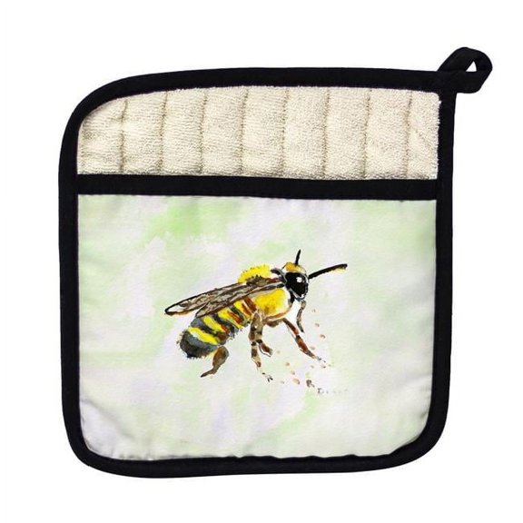 Betsy Drake PT731B Bee Pot Holder