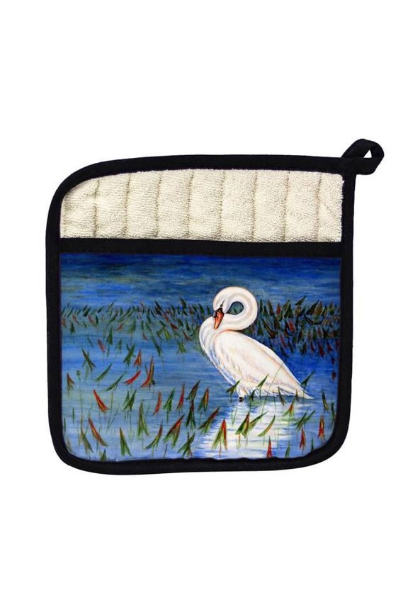 PT777 Mute Swan Pot Holder