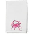 thumbnail image 1 of Betsy Drake Pink Crab Guest Towel Set of 2, 1 of 3