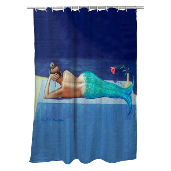 Betsy Drake Interiors Mermaid Shower Curtain