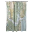 thumbnail image 1 of Betsy Drake SH11506 St Simons Sound, GA Nautical Map Shower Curtain - 70 x 72 in., 1 of 1