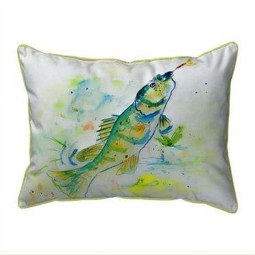 Betsy Drake SN064 11 x 14 in. Yellow Perch Small Indoor & Outdoor Pillow
