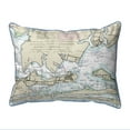 thumbnail image 1 of Betsy Drake SN11378 11 x 14 in. Orange Beach, AL Nautical Map Small Corded Indoor & Outdoor Pillow, 1 of 2