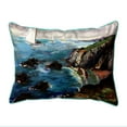 thumbnail image 1 of Betsy Drake Interiors Sailing the Cliffs 11x14 Small Indoor/Outdoor Pillow, 1 of 2