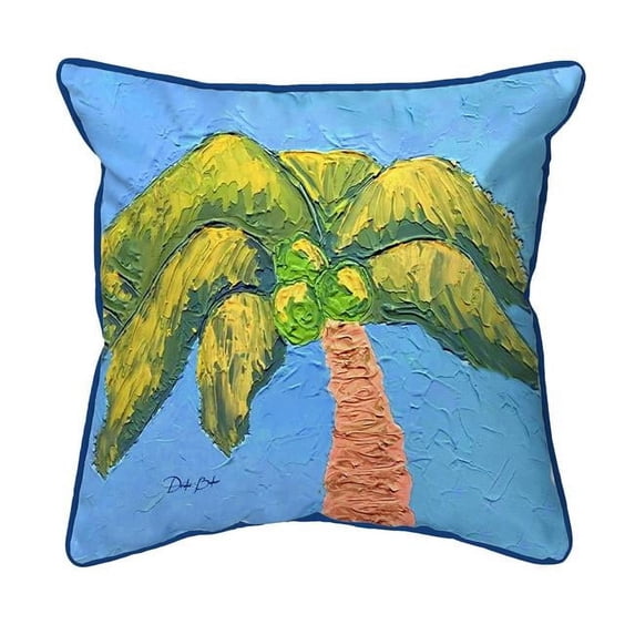Betsy Drake SN1369 12 x 12 in. Drakes Palm Tree Indoor & Outdoor Pillow - Small