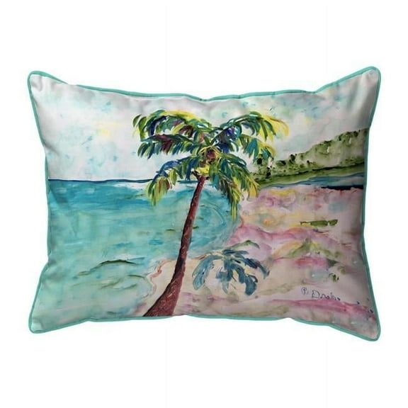 Betsy Drake SN1385 11 x 14 in. Palm & Coast Indoor & Outdoor Pillow - Small