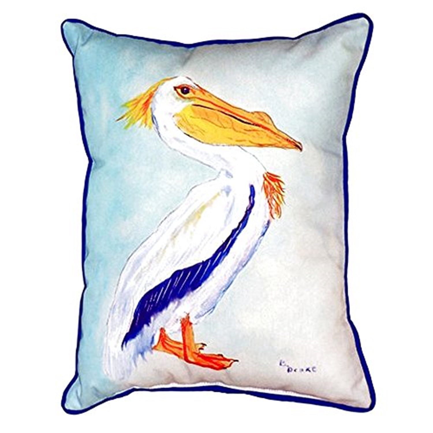 Betsy Drake Pelican Pillow