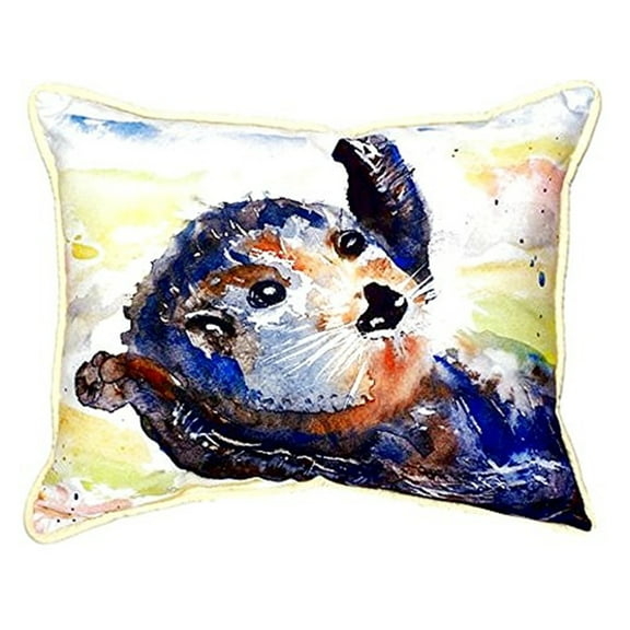 Betsy Drake SN210 11 x 14 in. Otter Small Indoor & Outdoor Pillow