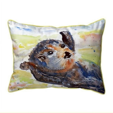 Betsy Drake SN210 11 x 14 in. Otter Small Indoor & Outdoor Pillow