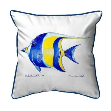 Betsy Drake SN297 11 x 14 in. Moorish Idol Small Indoor & Outdoor Pillow