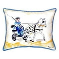 thumbnail image 1 of Betsy Drake SN516 11 x 14 in. Carriage & Horse Small Indoor & Outdoor Pillow, 1 of 2