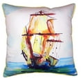 thumbnail image 1 of Betsy Drake SN666 12 x 12 in. Tall Ship Small Outdoor & Indoor Pillow, 1 of 1
