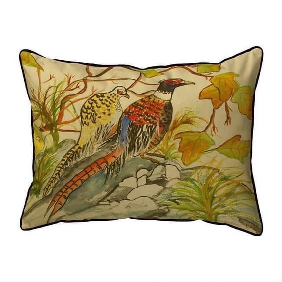 Betsy Drake SN700 11 x 14 in. Pheasant Small Pillow