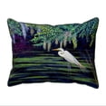 thumbnail image 1 of Betsy Drake SN751 11 x 14 in. Egret Lagoon Small Indoor & Outdoor Pillow, 1 of 2