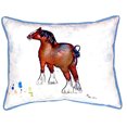 thumbnail image 1 of Betsy Drake SN936 11 x 14 in. Clydesdale Small Indoor & Outdoor Pillow, 1 of 2