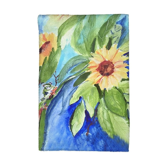 Sunflower & Frog Kitchen Towel - 16x25