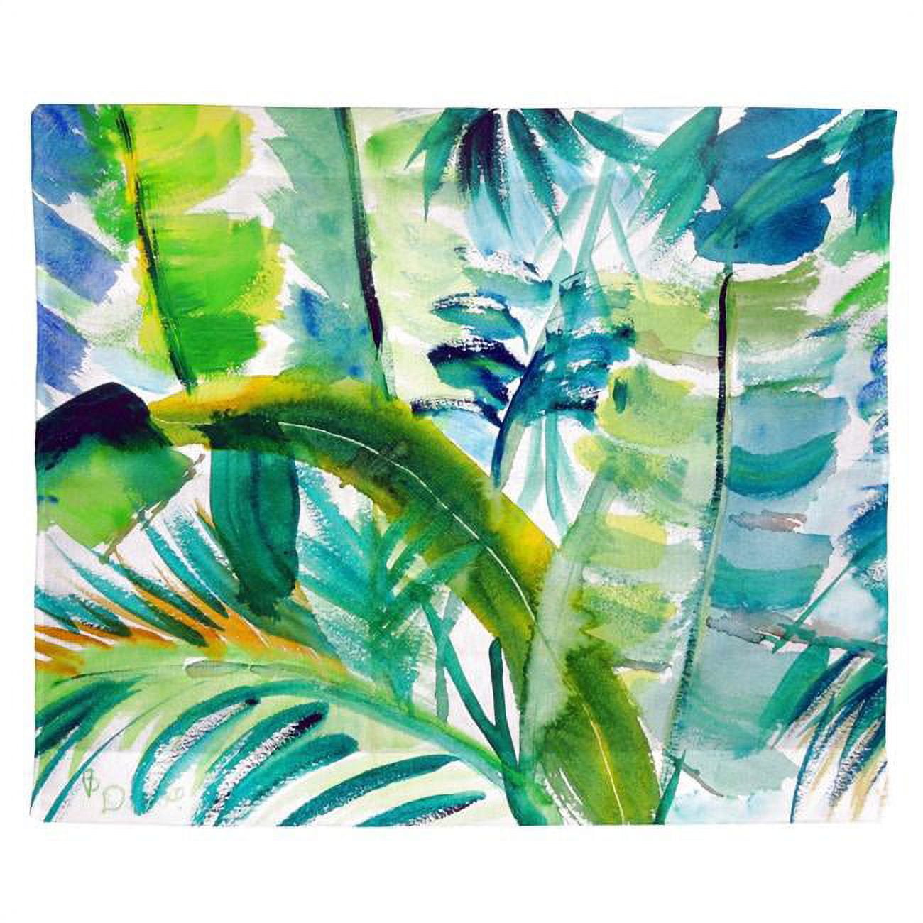 Jungle Greens 24x30 Hand-Painted Outdoor Wall Hanging