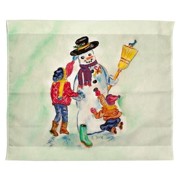 Betsy Drake TP903 24 x 30 in. Snowman Outdoor Wall Hanging