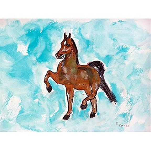 Betsy Drake TP943 24 x 30 in. Dancing Horse Outdoor Wall Hanging