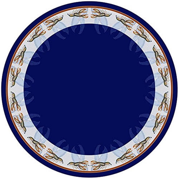 Betsy Drake TR081G 68 in. Lobster Round Table Cloth