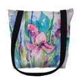 thumbnail image 1 of Betsydrake TY1017G 18 x 18 in. Pink Iris Tote Bag - Large, 1 of 1