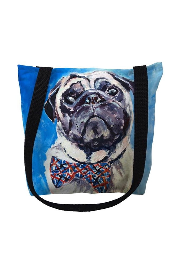 Gus Pug Small Tote Bag 13x13 13 inches x 13 inches