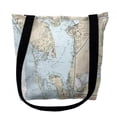 thumbnail image 1 of Betsy Drake TY11426M 16 x 16 in. Charlotte Harbor Florida Nautical Map Tote Bag - Medium, 1 of 1