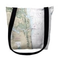 thumbnail image 1 of Betsy Drake TY11488JBM 16 x 16 in. Jacksonville Florida Nautical Map Tote Bag - Medium, 1 of 1
