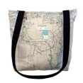 thumbnail image 1 of Betsy Drake TY12207VBM 16 x 16 in. Muscongus Bay Maine Nautical Map Tote Bag - Medium, 1 of 1