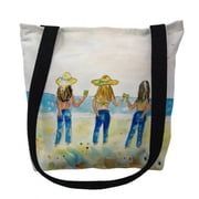 Bottoms Up Standing Small Tote Bag 13x13 16 inches x 16 inches