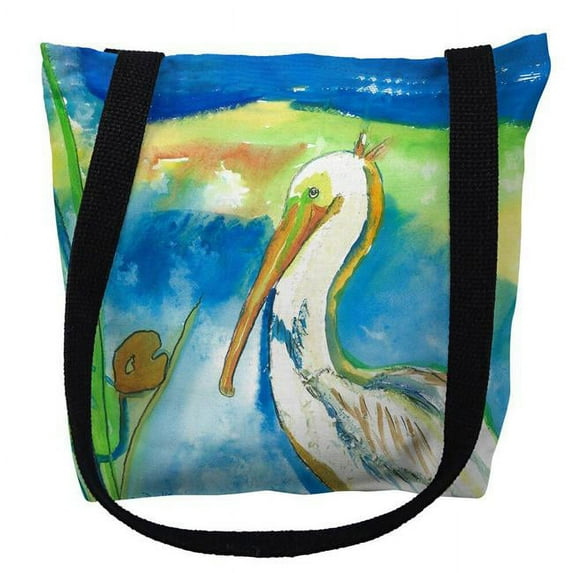 White Pelican Small Tote Bag 13x13 16 inches x 16 inches