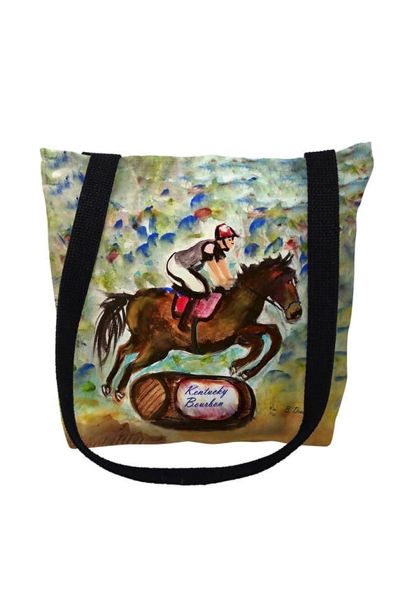 TY1410G 18 x 18 in. Kentucky Bourbon Horse Tote Bag - Large