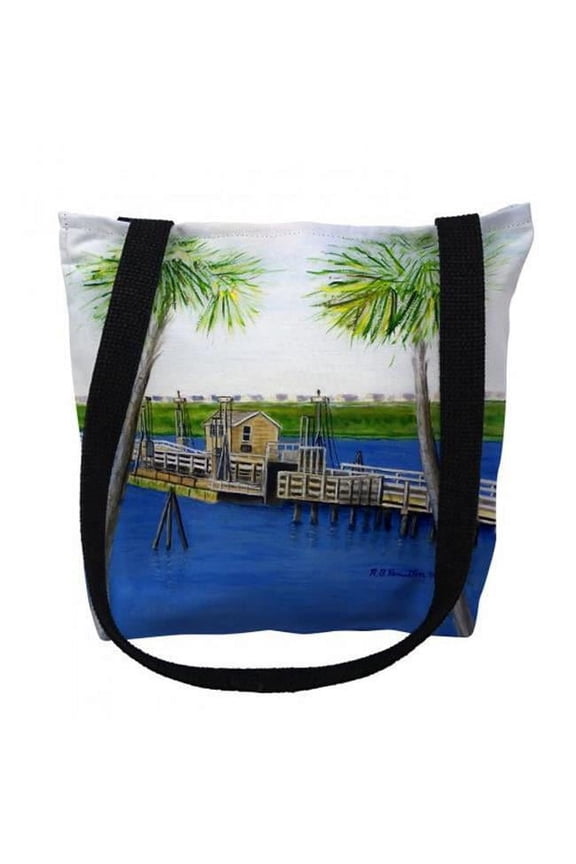 Sunset Beach, NC Bridge Small Tote Bag 13x13 16 inches x 16 inches