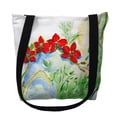 thumbnail image 1 of Betsy Drake TY196M 16 x 16 in. Red Orchids Tote Bag - Medium, 1 of 1