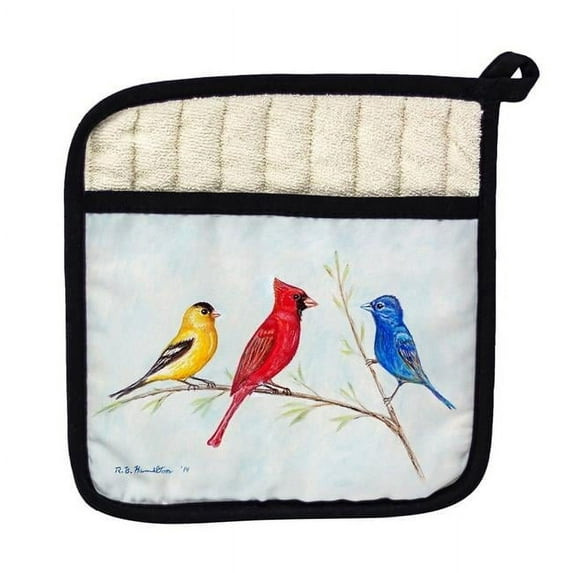 Betsy Drake Three Birds Pot Holder