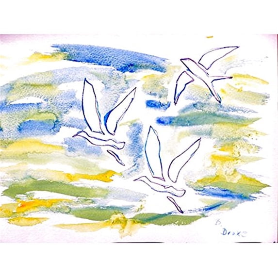 Betsy Drake Three Gulls Place Mat - Set of 4