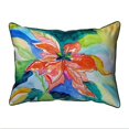 thumbnail image 1 of Betsy Drake ZP1052 20 x 24 in. Peach Poinsettia Extra Large Zippered Pillow, 1 of 1