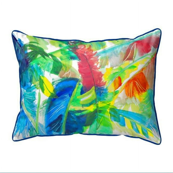 Betsy Drake ZP1113 20 x 24 in. Abstract Palms Extra Large Zippered Indoor & Outdoor Pillow