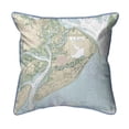 thumbnail image 1 of Betsy Drake ZP11516 22 x 22 in. Hilton Head, SC Nautical Map Extra Large Zippered Indoor & Outdoor Pillow, 1 of 2