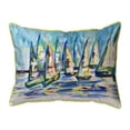 thumbnail image 1 of Betsy Drake ZP1372 20 x 24 in. Many Sailboats Zippered Pillow - Extra Large, 1 of 1